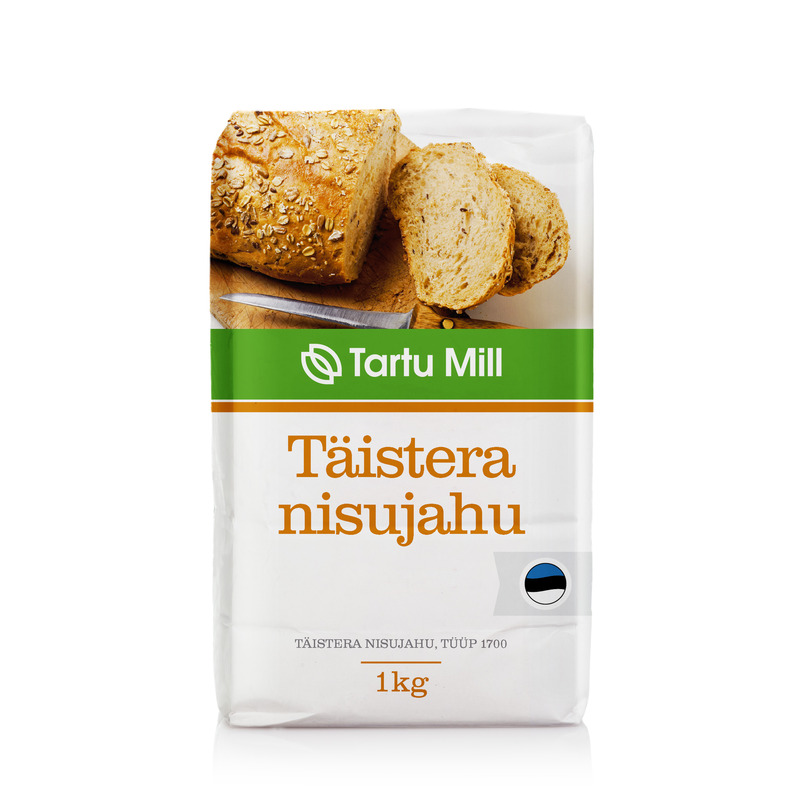 Täistera nisujahu, TARTU MILL, 1 kg