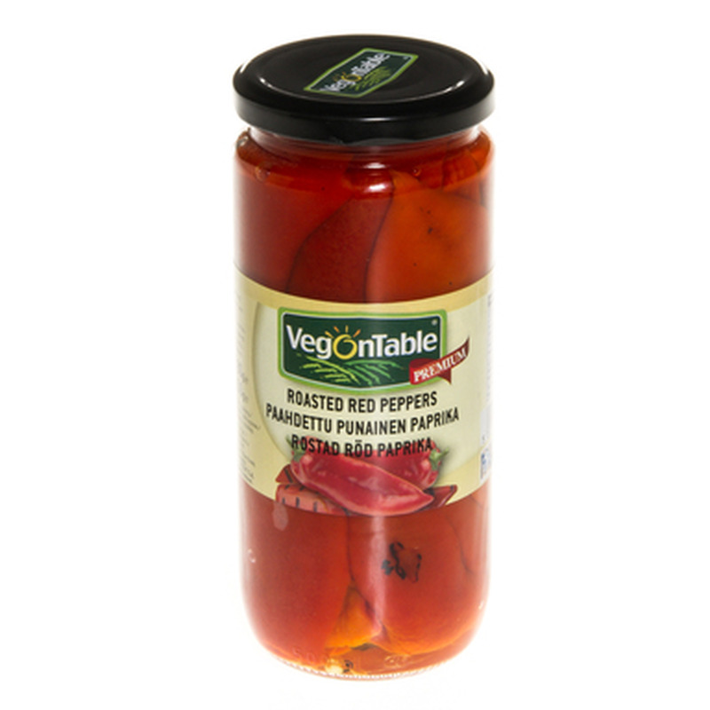 VEGONTABLE Röstitud punane paprika 480g