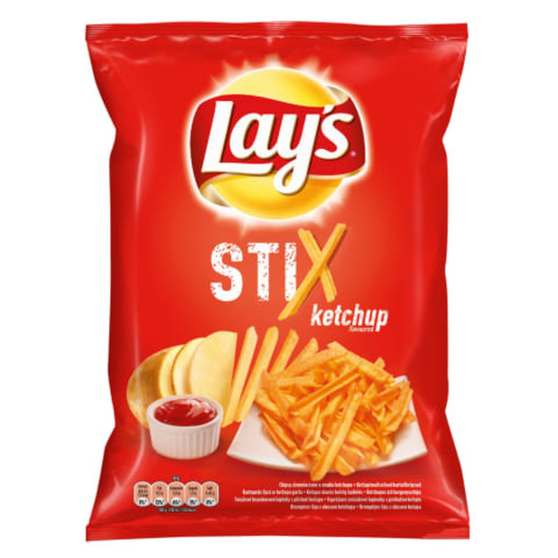 Kartulikrõpsud ketšupimaitselised, LAY'S, 130 g