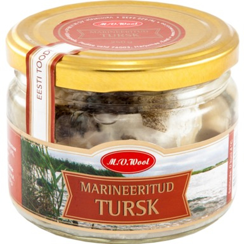 WOOL Marineeritud tursk 250g