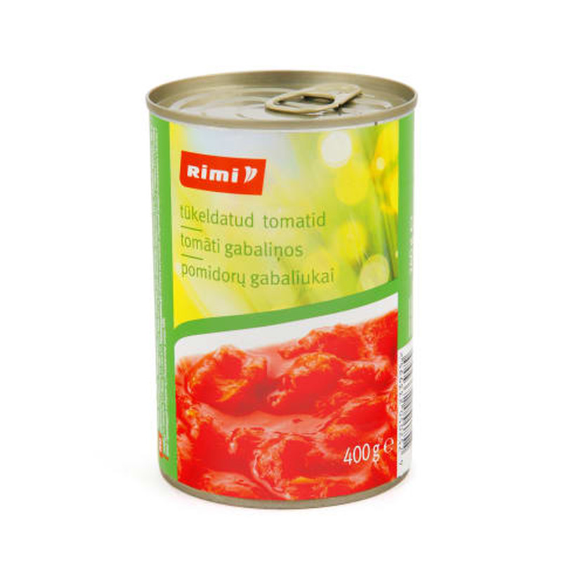 Tomatid tükeldatud Rimi 400g