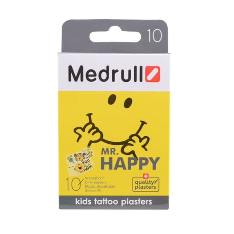 Plaaster Medrull Mr Happy laste 10tk