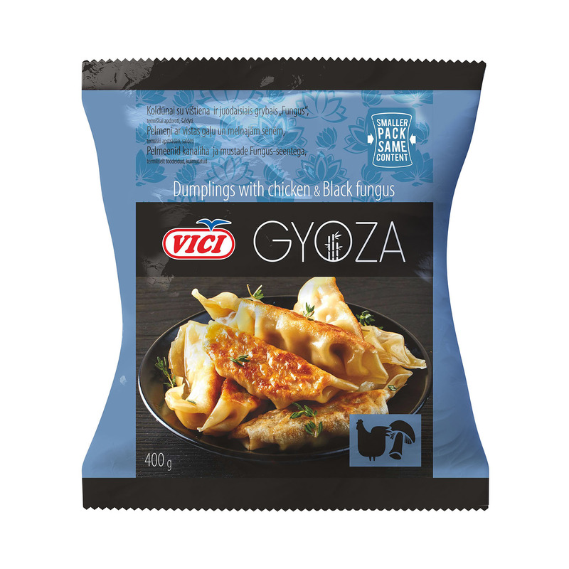 Pelmeenid kanaliha ja seentega Gyoza, Vici, 400 g