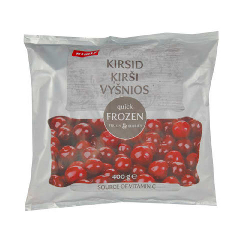 Külmutatud kirsid kivideta, RIMI, 400 g