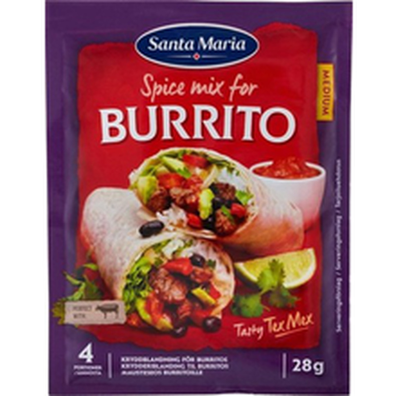 Burrito maitseainesegu 28 g