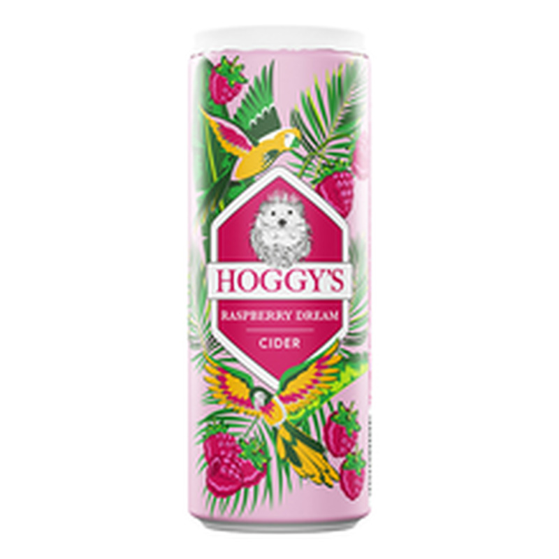 Siider Raspberry, HOGGY'S, 355 ml