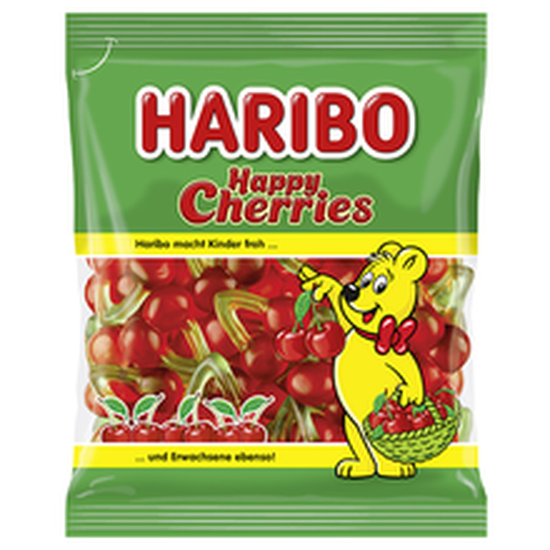 Kummikommid Kirsid, HARIBO, 175 g