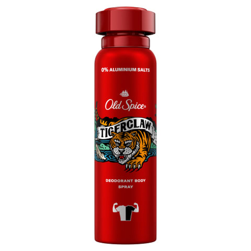 Spreideodorant Old Spice Tiger Claw 150ml