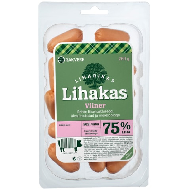 Lihakas doktoriviiner 260g