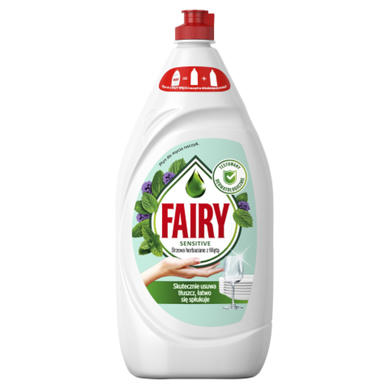 Nõudepesuvahend Fairy Sensitive Tea Tree 1,35l