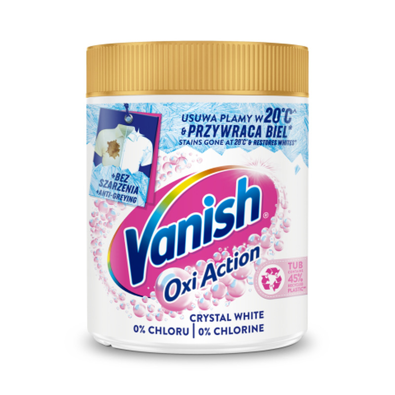 Plekieemaldaja Vanish Oxy Action White 470g