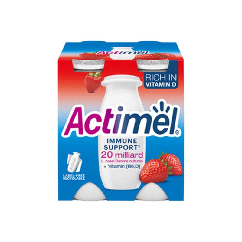 Jog.jook ACTIMEL maasika, 4x100g