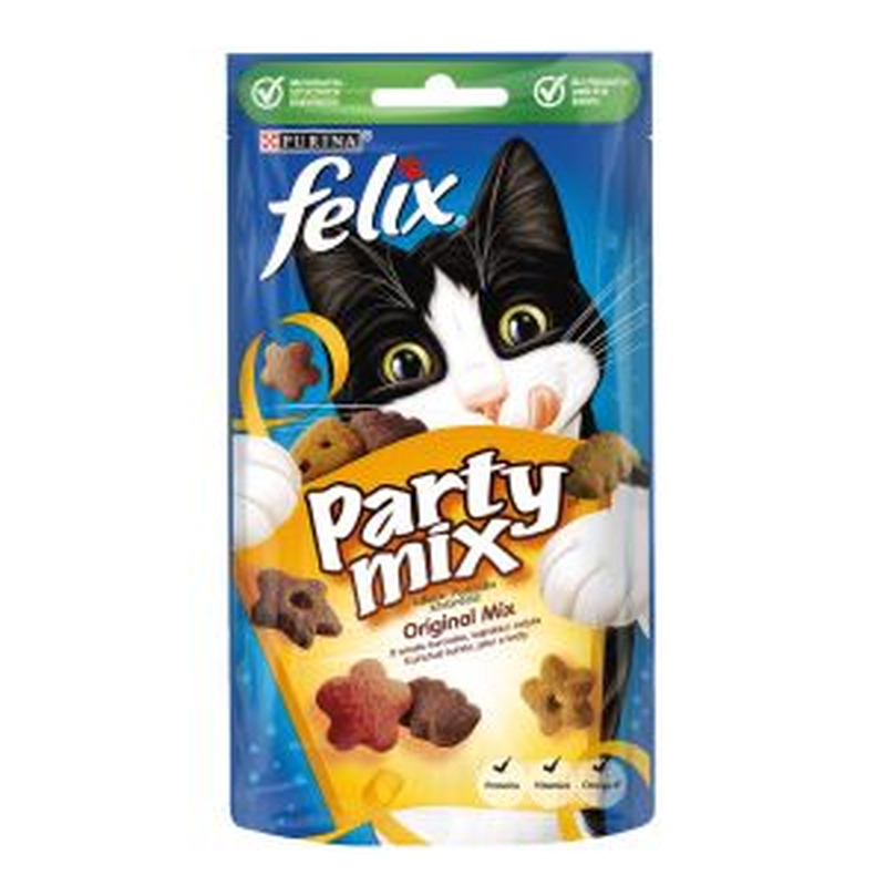 Felix Party Mix Original maius kassile 60g kana