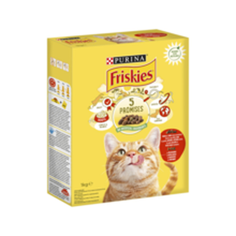 FRISKIES kuiv kassitoit liha/juurvili 1kg