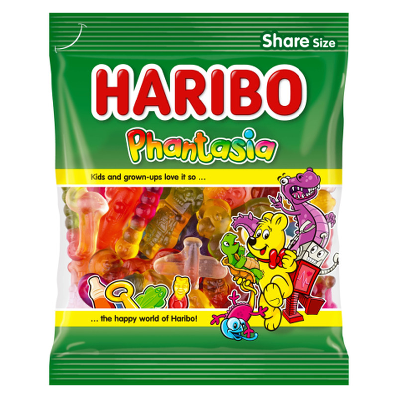 HULGI Kummikommid Fantaasia 5 tk, HARIBO, 5 x 175 g