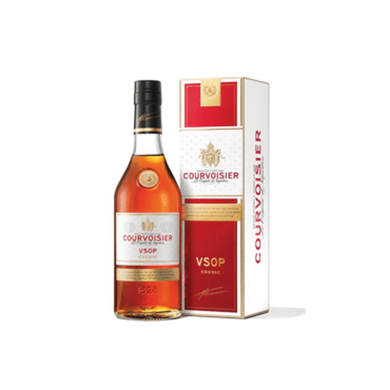 Cognac COURVOISIER VSOP 40% 500ml +karp