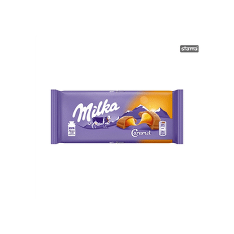 Šokolaad Caramel MILKA 100g