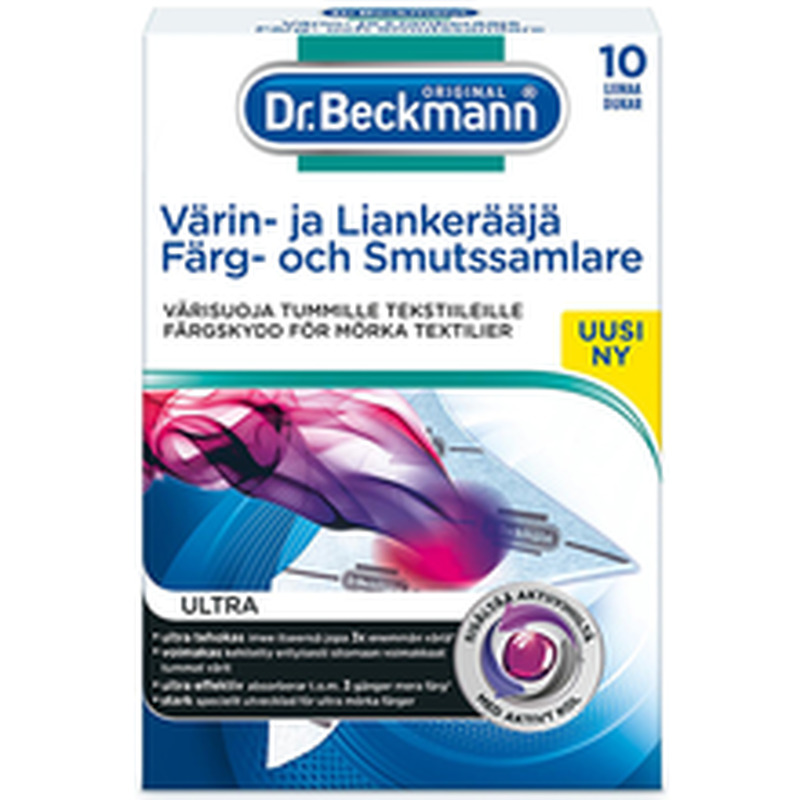 Dr beckmann värvi- ja mustusepüüdja 10tk