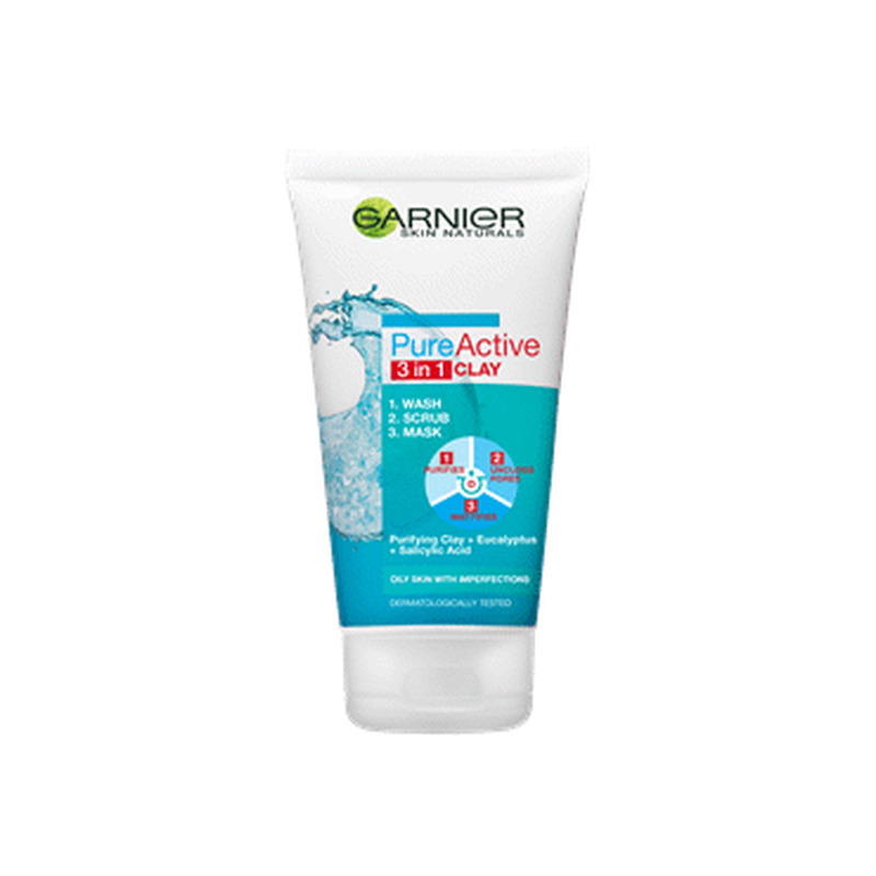 Näokoorija GARNIER Pure Activ 3in1 150ml