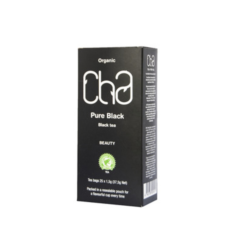 CHA Pure Black Orgaaniline must tee 25x1,5g