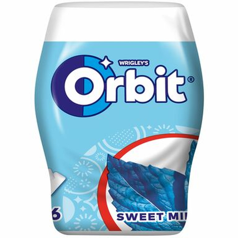 Närimiskumm Sweetmint, ORBIT, 64 g