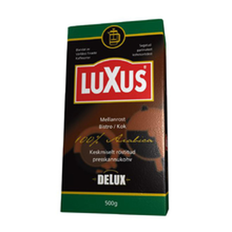 Keskmiselt röstitud presskannukohv, LUXUS, 500 g