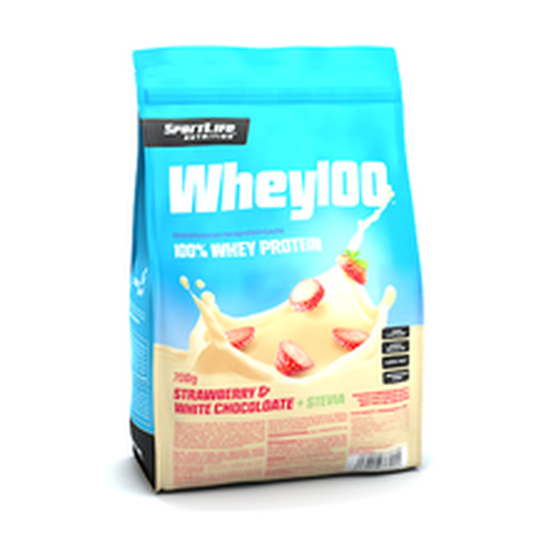 Vadakuvalgupulber Whey100 valge šokolaadi-maasika, 700 g