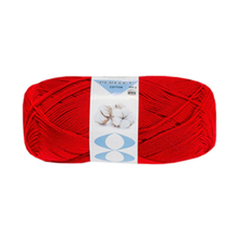 Lõng  Perfect Cotton 100 g, punane