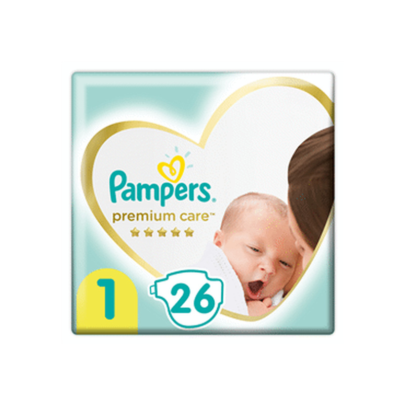 Mähkmed Premium Care S1, PAMPERS, 26 tk