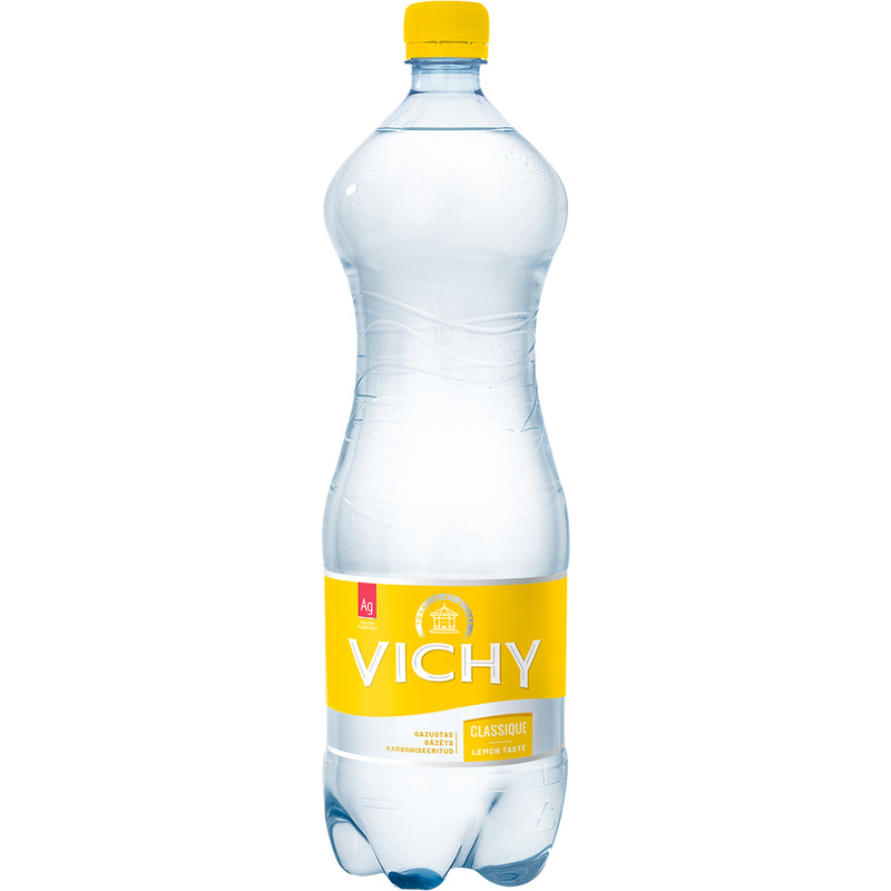 Gaseeritud sidrunimaitseline vesi, VICHY, 1,5 L