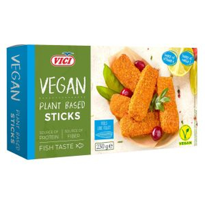 Vici Paneeritud vegan kalamaitselised sojapulgad 230g