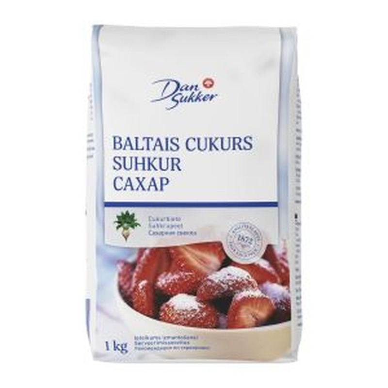 Dansukker valge suhkur 1kg