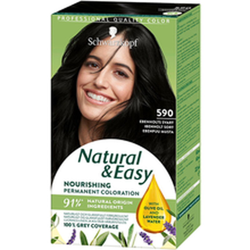 Juuksevärv Natural & Easy 590 eebenipuu must