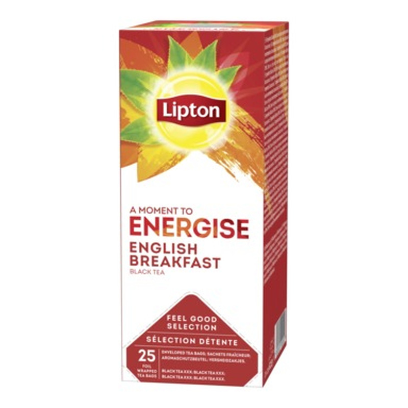 LIPTON English Breakfast must tee 25x2g (fooliumis)