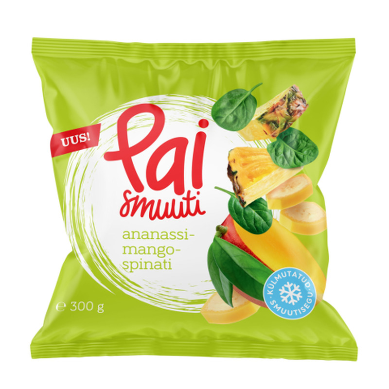 Smuutisegu ananassi-mango-spinati Pai 0,3kg