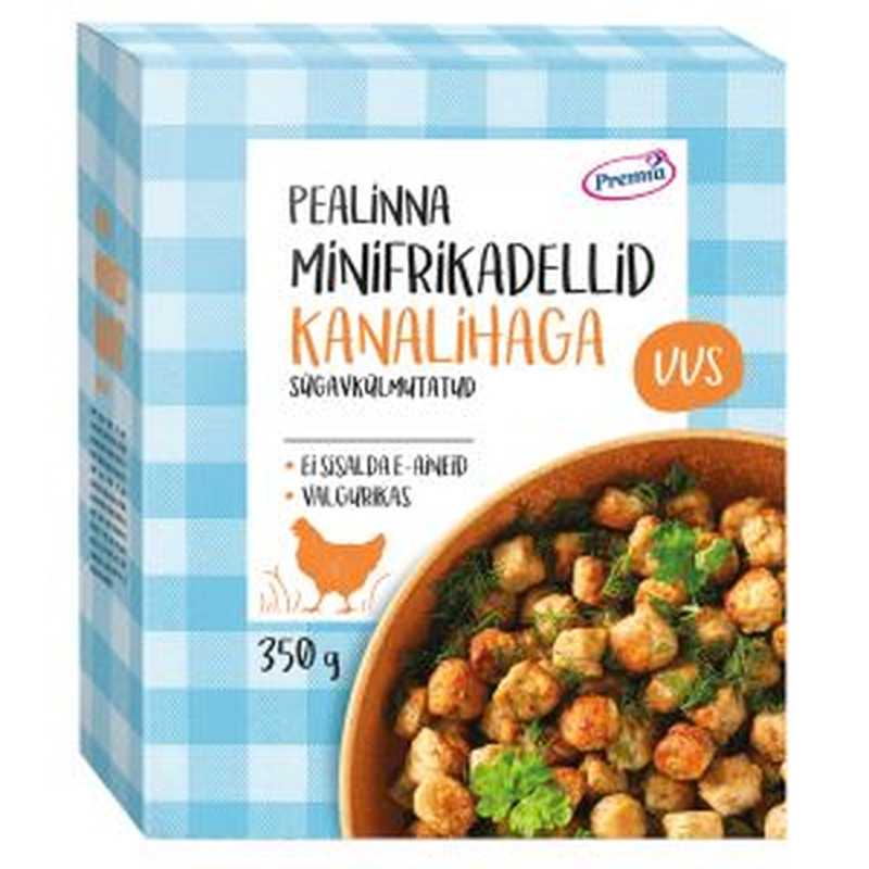 Pealinna Minifrikadellid kanalihaga 350g külmutatud