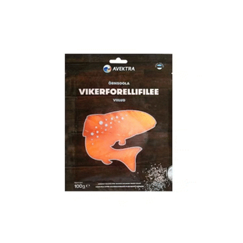 Õrnsoola vikerforellifilee viilud, AVEKTRA, 100 g