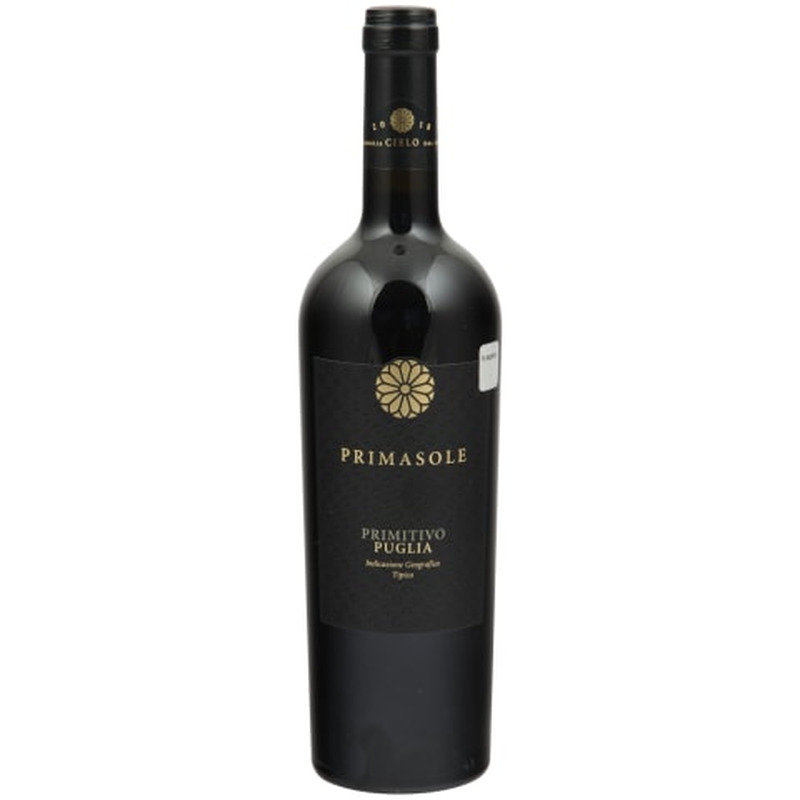 Kaitstud geograafilise tähisega vein Cielo Primasole Primitivo 0,75l