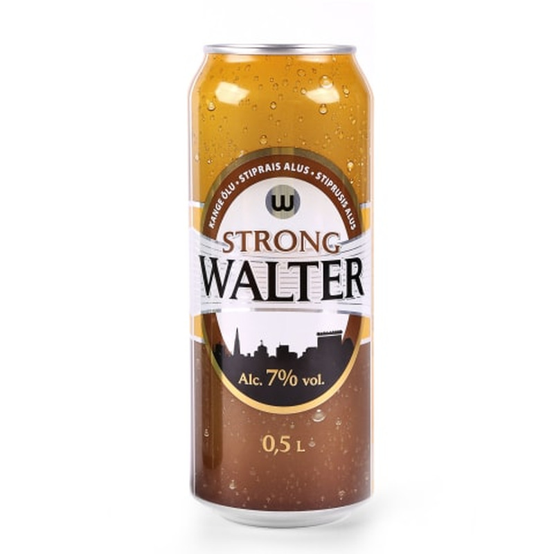 Õlu Walter Strong 7,0%vol 0,5l purk