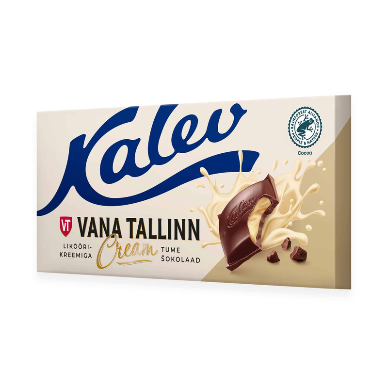 Šokolaad Vana Tallinn Cream, KALEV, 104 g