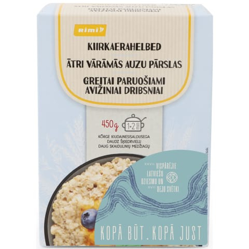 Kiirkaerahelbed, RIMI, 450 g