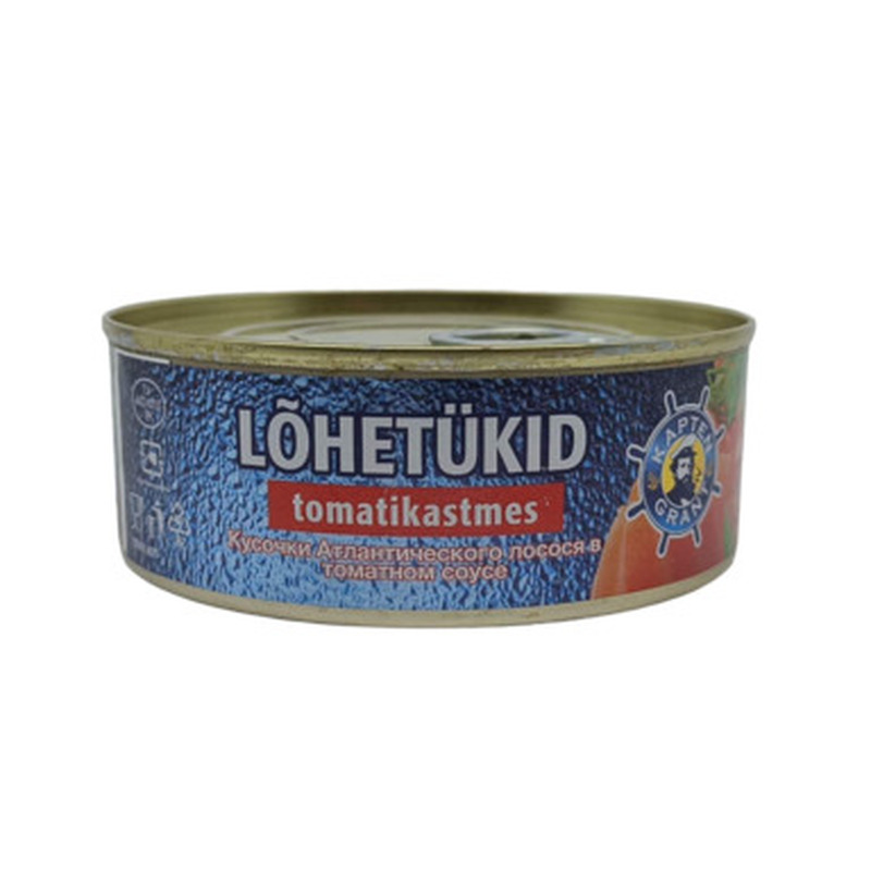 KAPTEN GRANT Lõhetükid tomatikastmes 230g (EO)