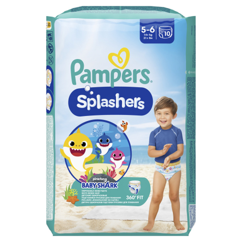 Ujumismähkmed Pampers S5-6 14+kg 10tk