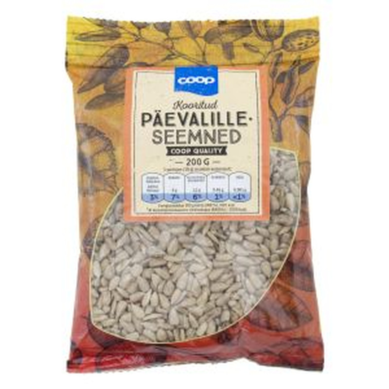 Coop Kooritud päevalilleseemned 200g