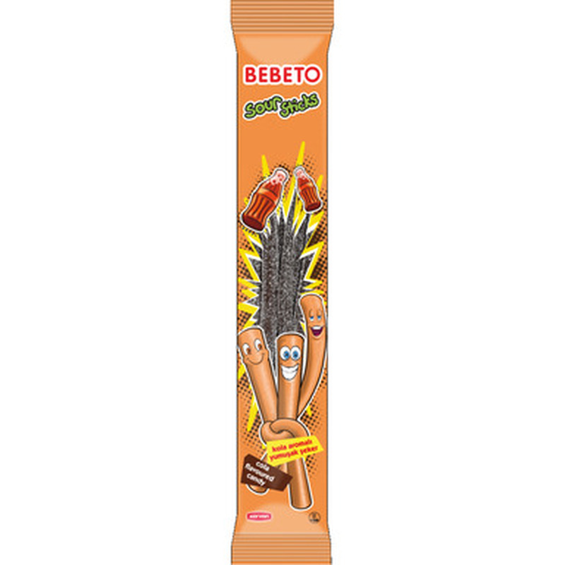 BEBETO Kummikommid Sour Sticks Cola 35g