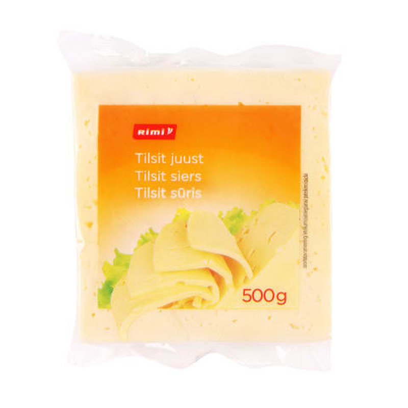 Juust Rimi Tilsit 45% 500g