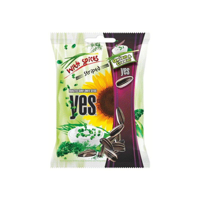 Päevalilleseemned kreem/sibul YES 150g