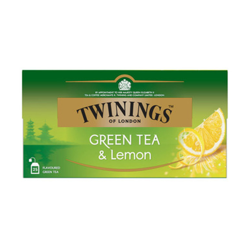 TWININGS Roheline tee sidruniga 25x1,6g (ümbrik)