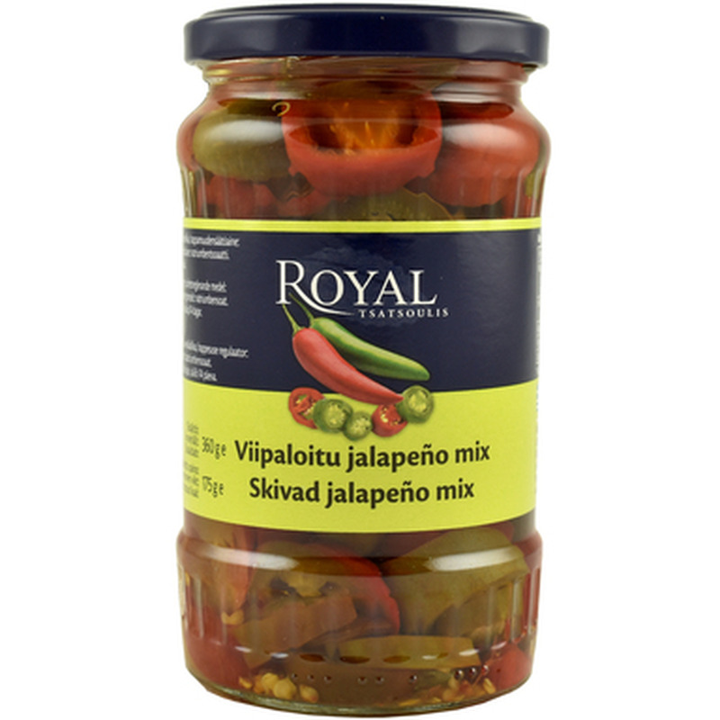 Royal viilutatud jalapenod 360 g