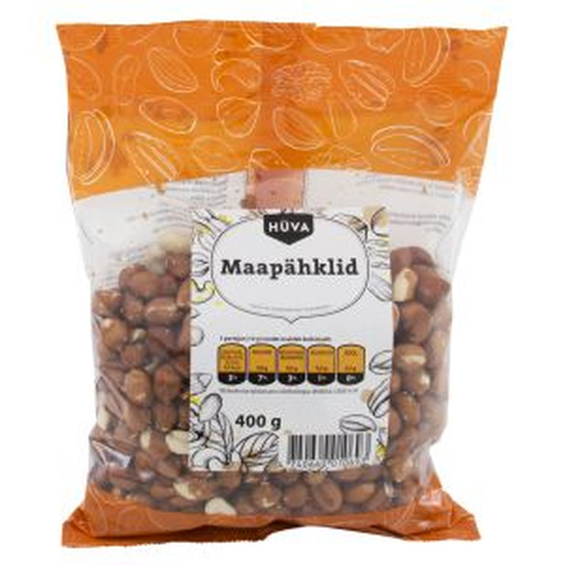 Hüva Maapähklid 400g